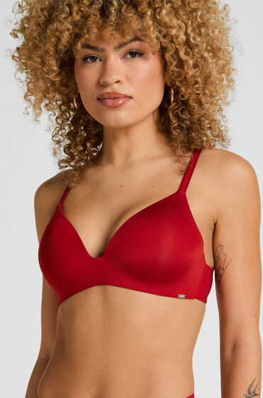 Hunkemöller Formpressad bh utan bygel Mona Röd