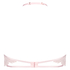 Icke-formpressad bygel-bh med halterneck Eve, Rosa
