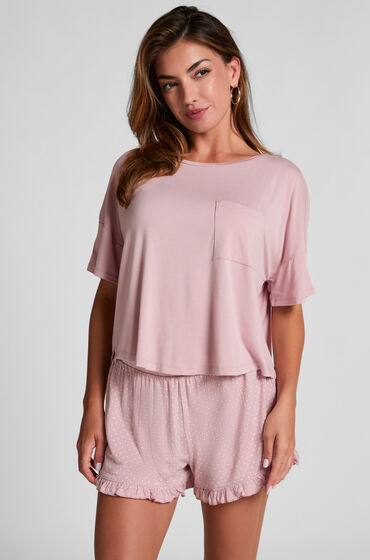 Hunkemöller Pyjamasset i jersey Rosa