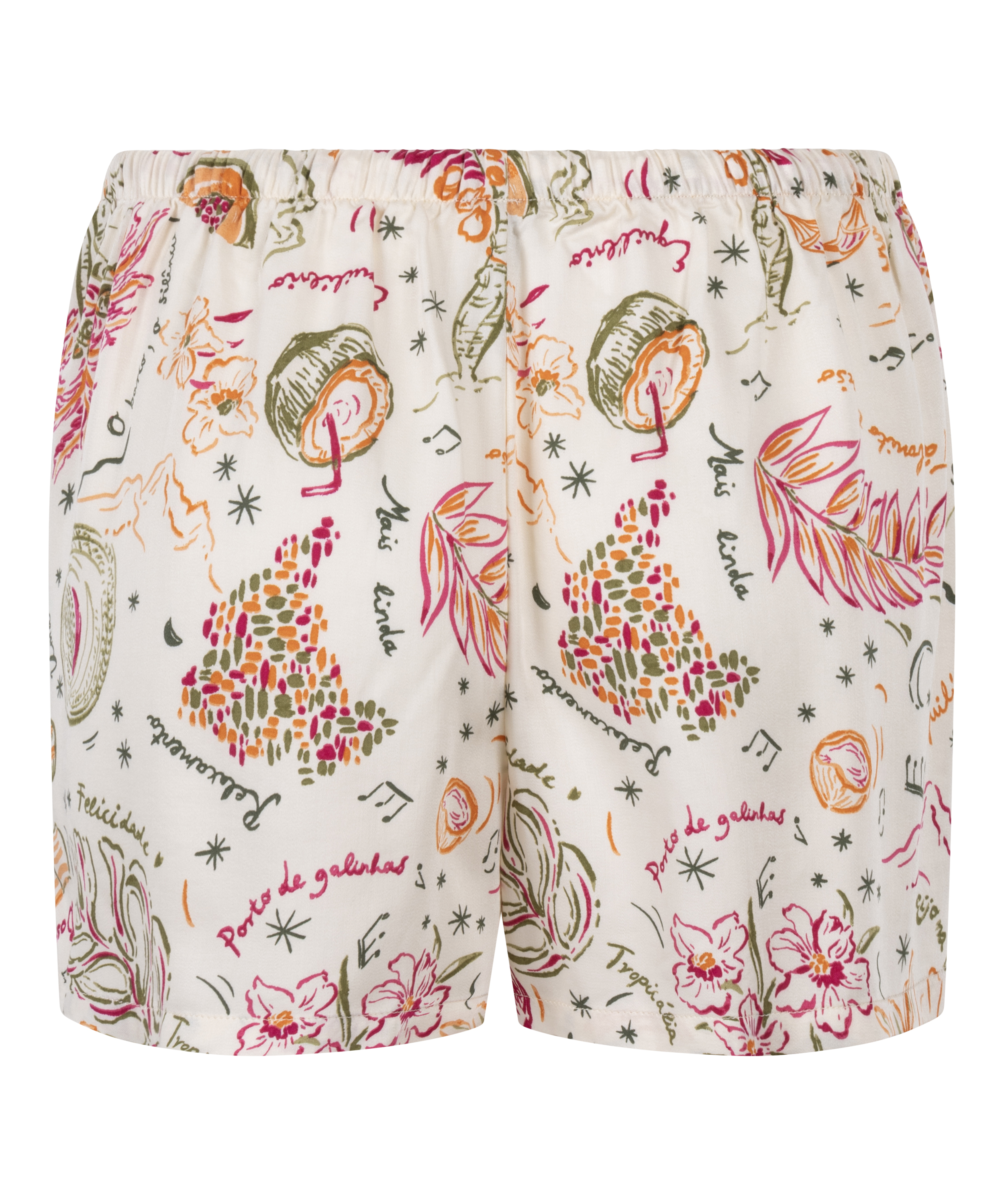 Satin-shorts, Vit, main