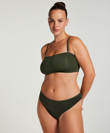 Bandeau Bralette Smooth, Grön