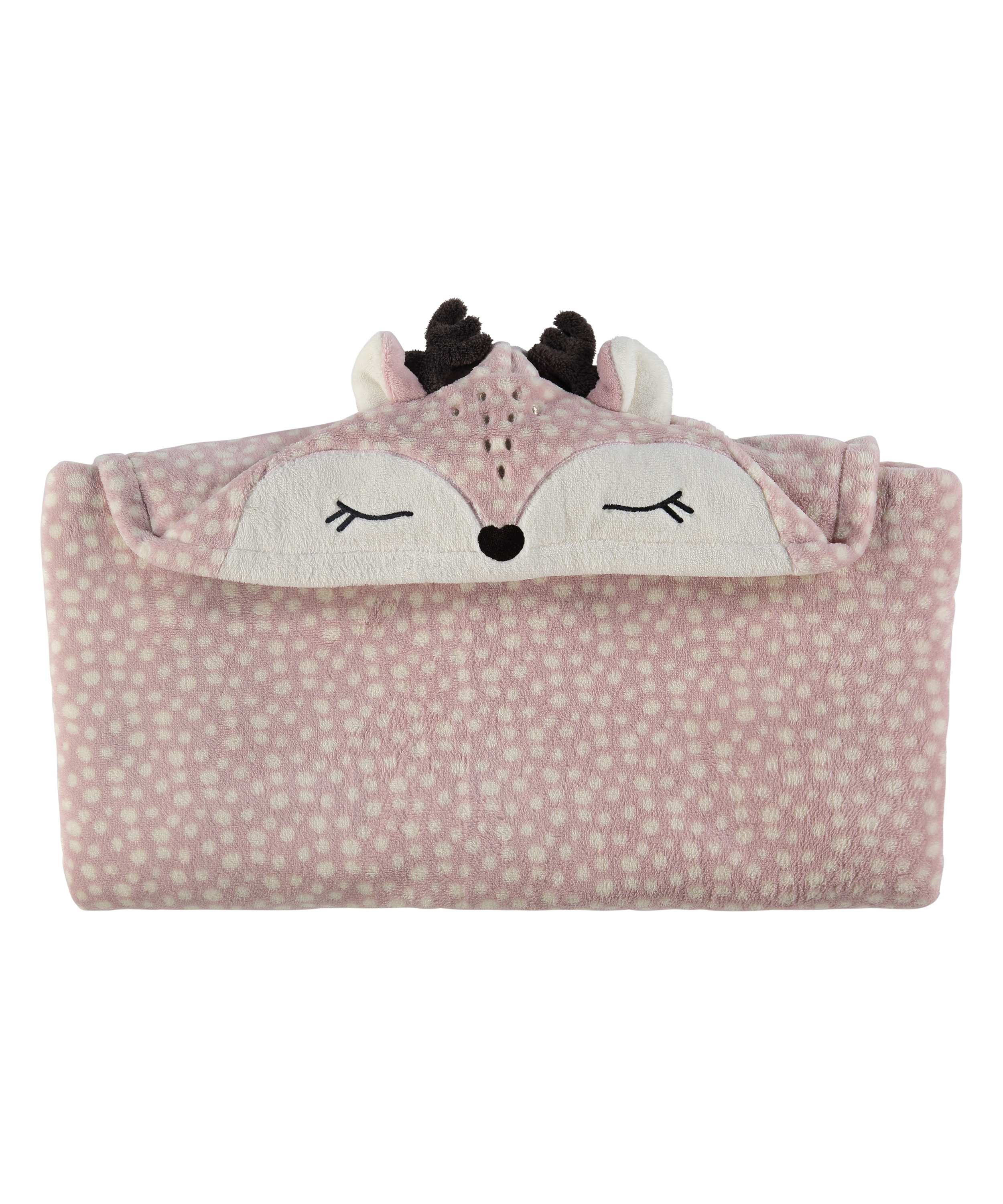 Ren - mysig filt, Rosa, main