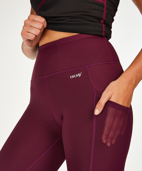 HKMX Oh My Squat sportleggings med h&ouml;g midja, Lila