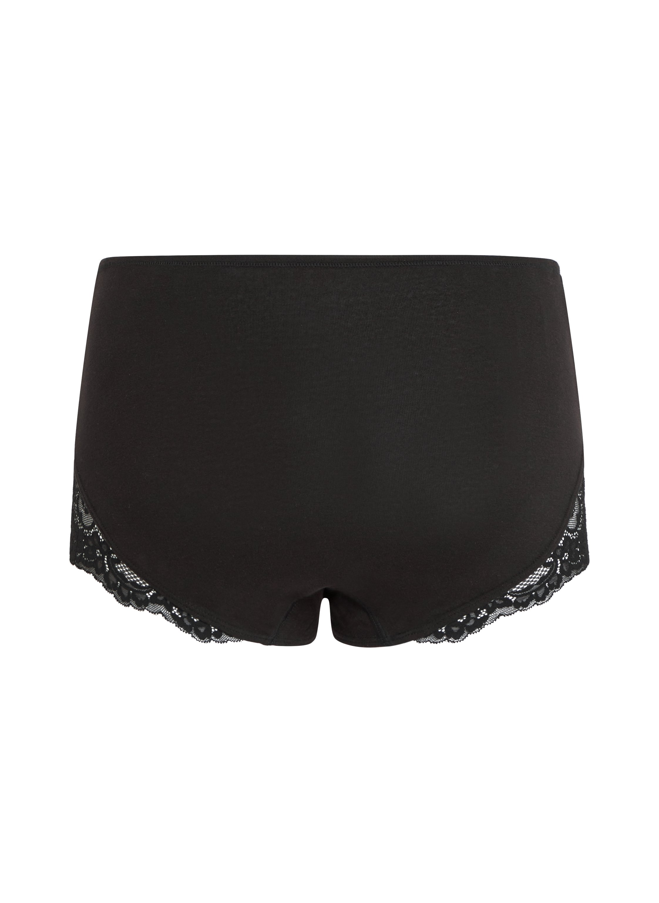 Superslip Maxi spets, Svart, main