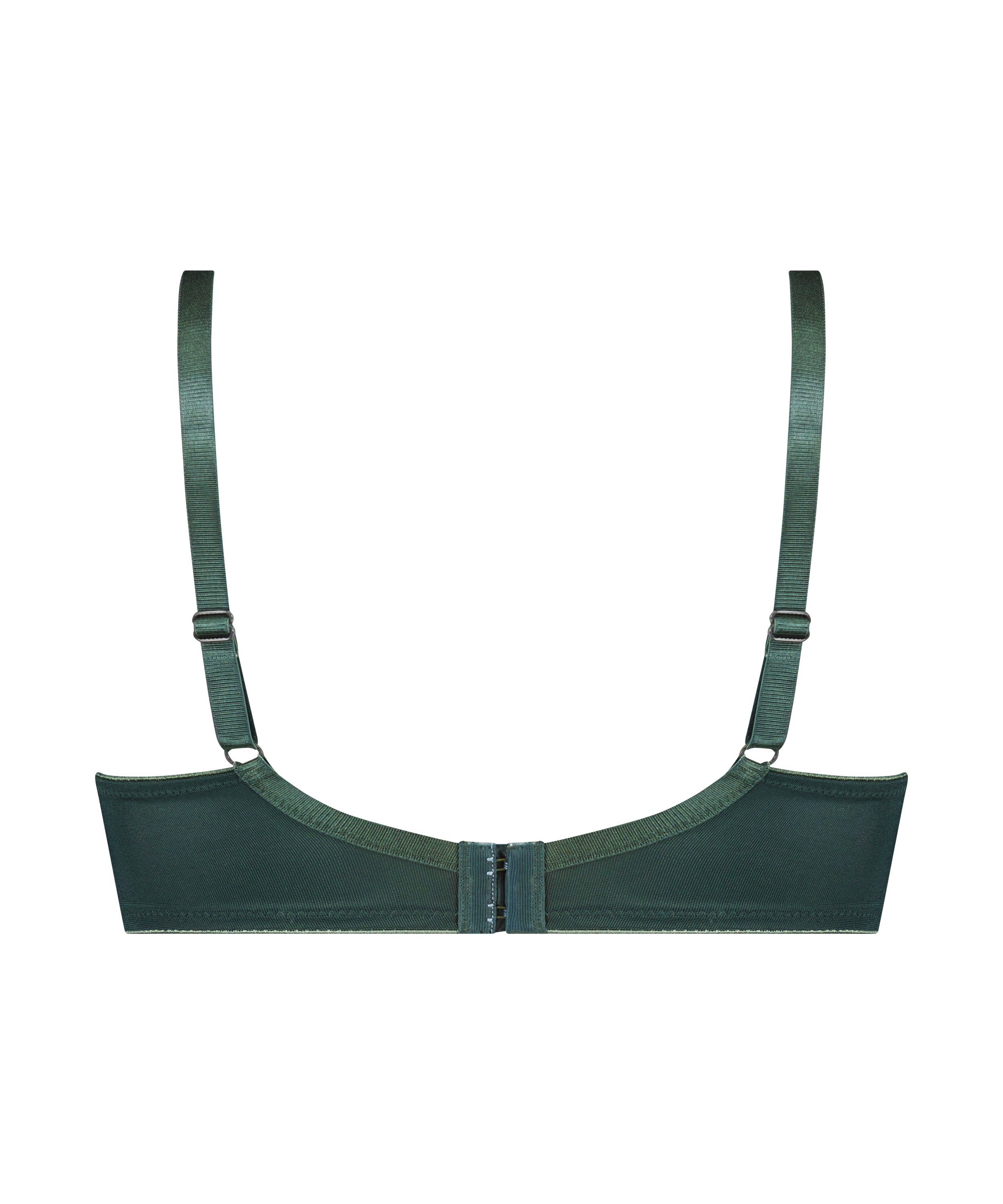 Icke-formpressad minimizer-bh med bygel Nina, Gr&ouml;n, main