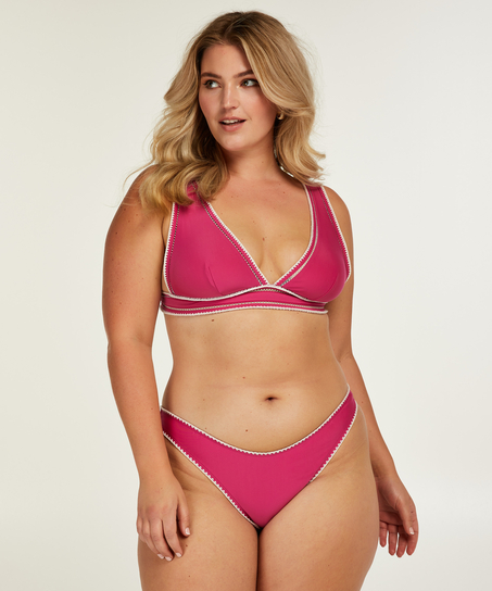 Maya högt skuren bikiniunderdel, Rosa