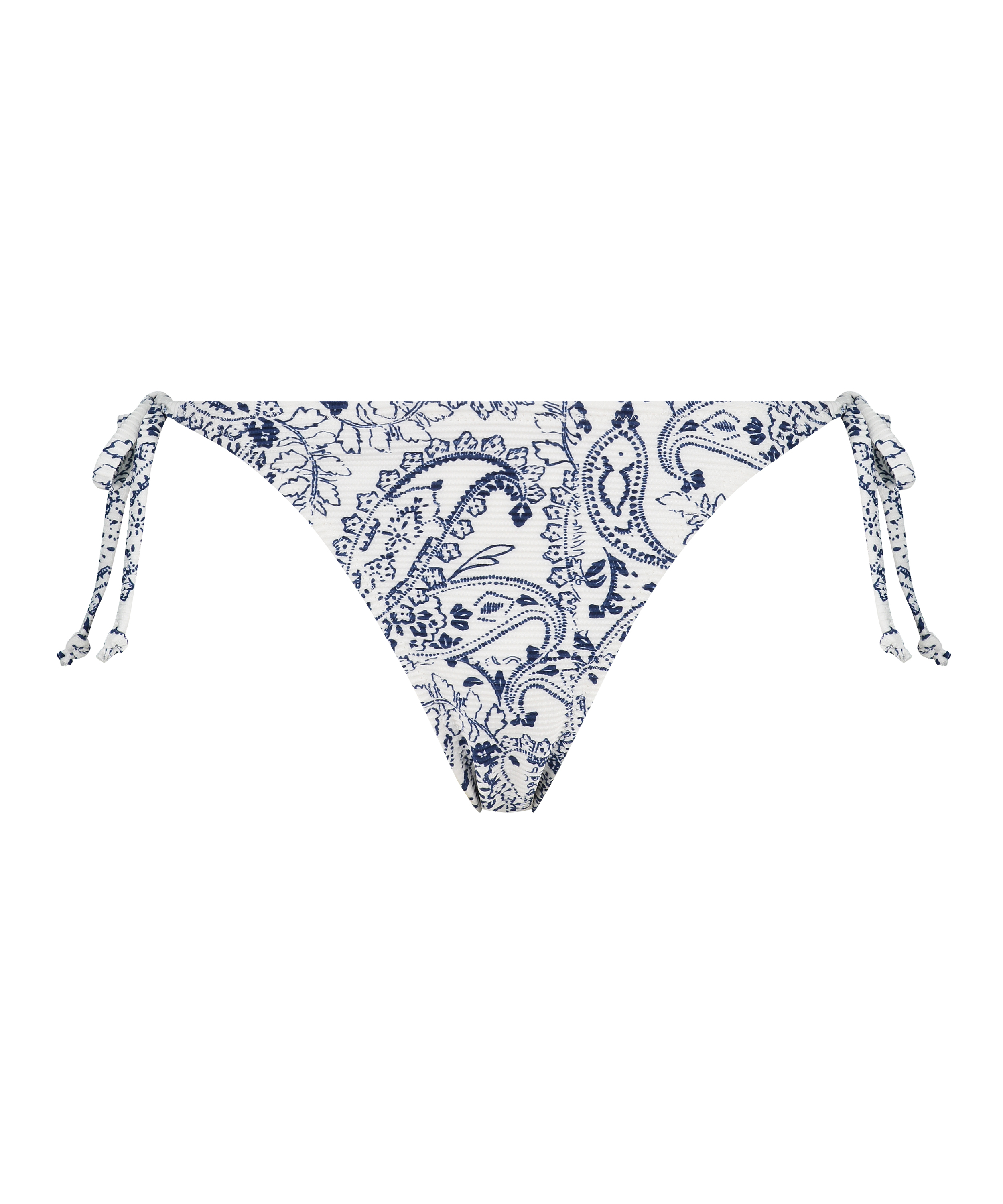 Paisley brazilian-bikiniunderdel, Vit, main