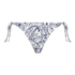 Paisley brazilian-bikiniunderdel, Vit
