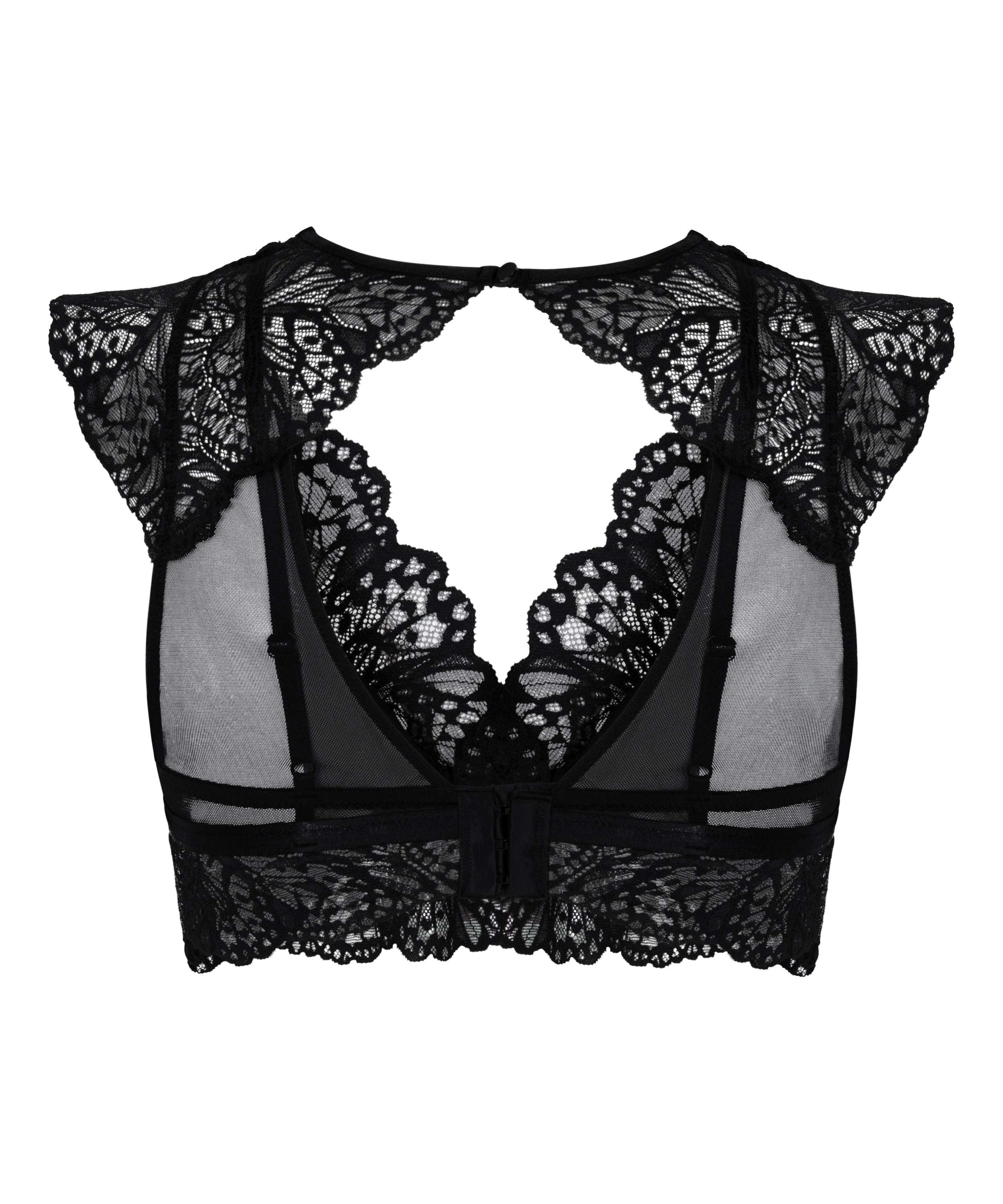 Posie bralette, Svart, main