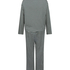 Pyjamasset i bomullsjersey, Grön