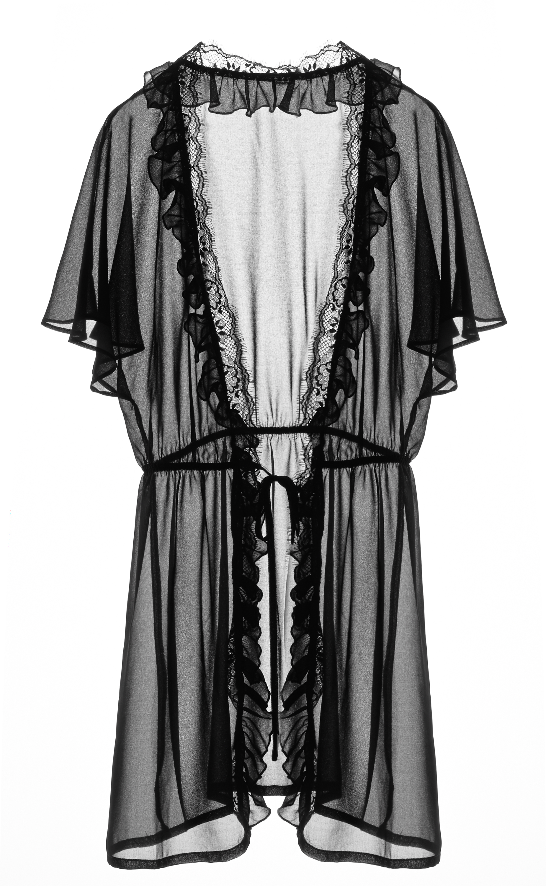 Dressing gown Fantasia, Svart, main