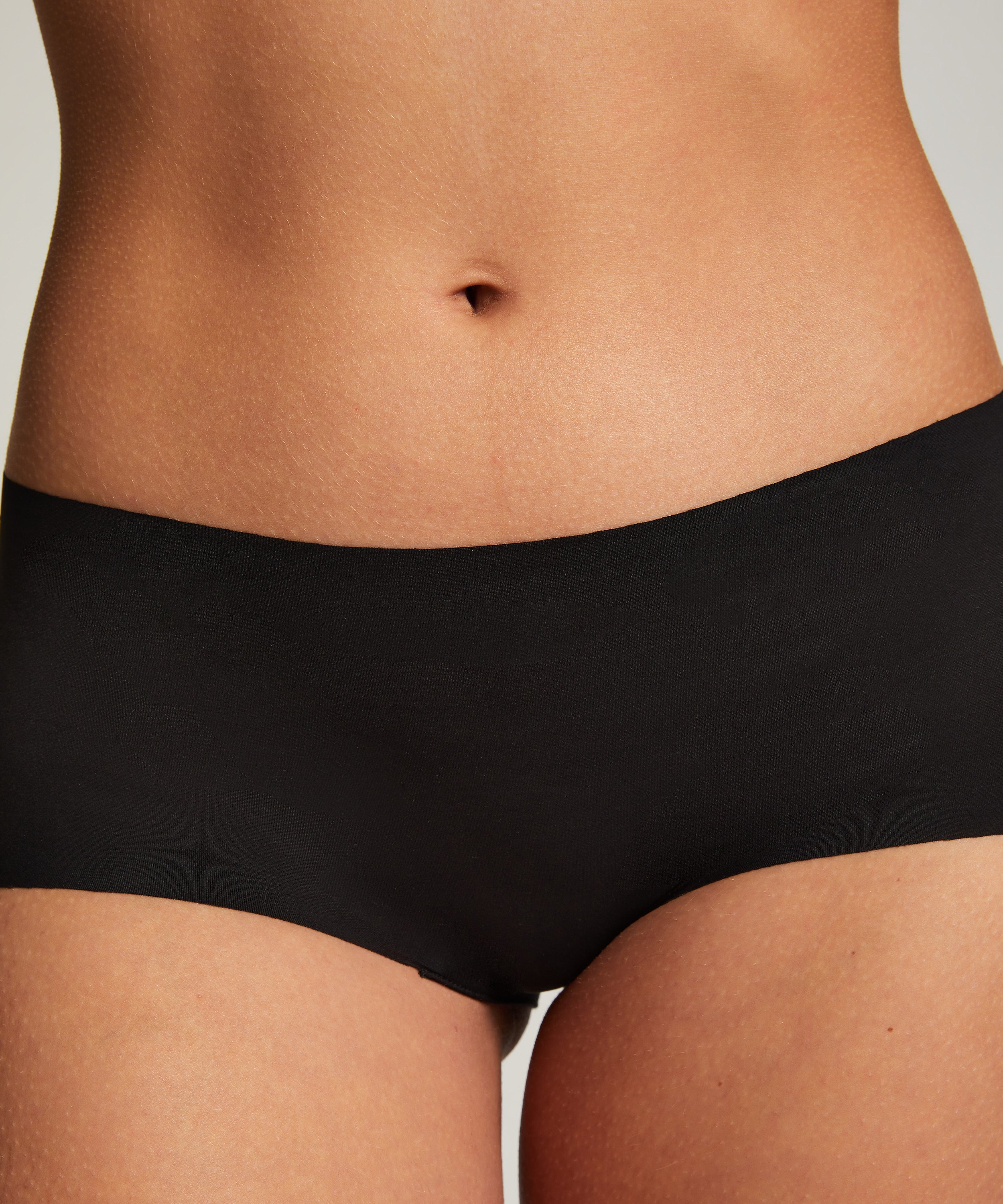 3-pack osynliga shorts, Svart, main