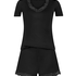 Pyjamasset i jersey, Svart