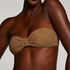 Bandåbikiniöverdel Goldie Shimmer, Gul