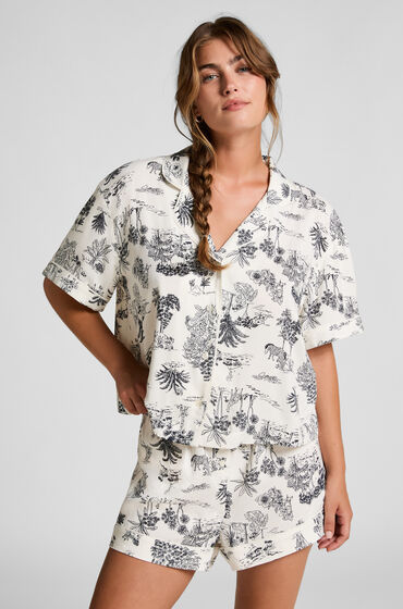 Hunkemöller Vävda shorts Vit