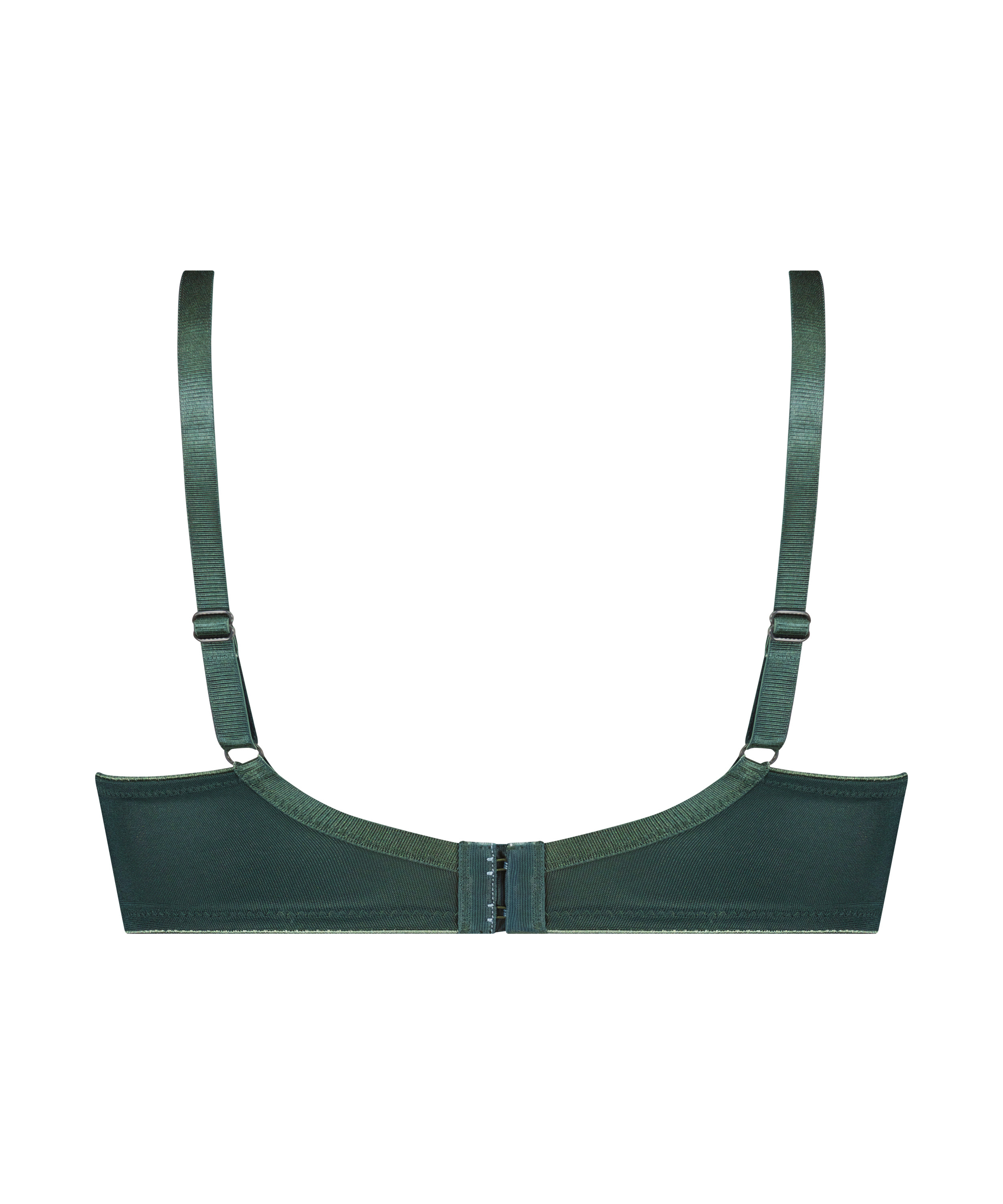 Icke-formpressad minimizer-bh med bygel Nina, Grön, main