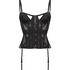 Bustier Pleasure, Svart