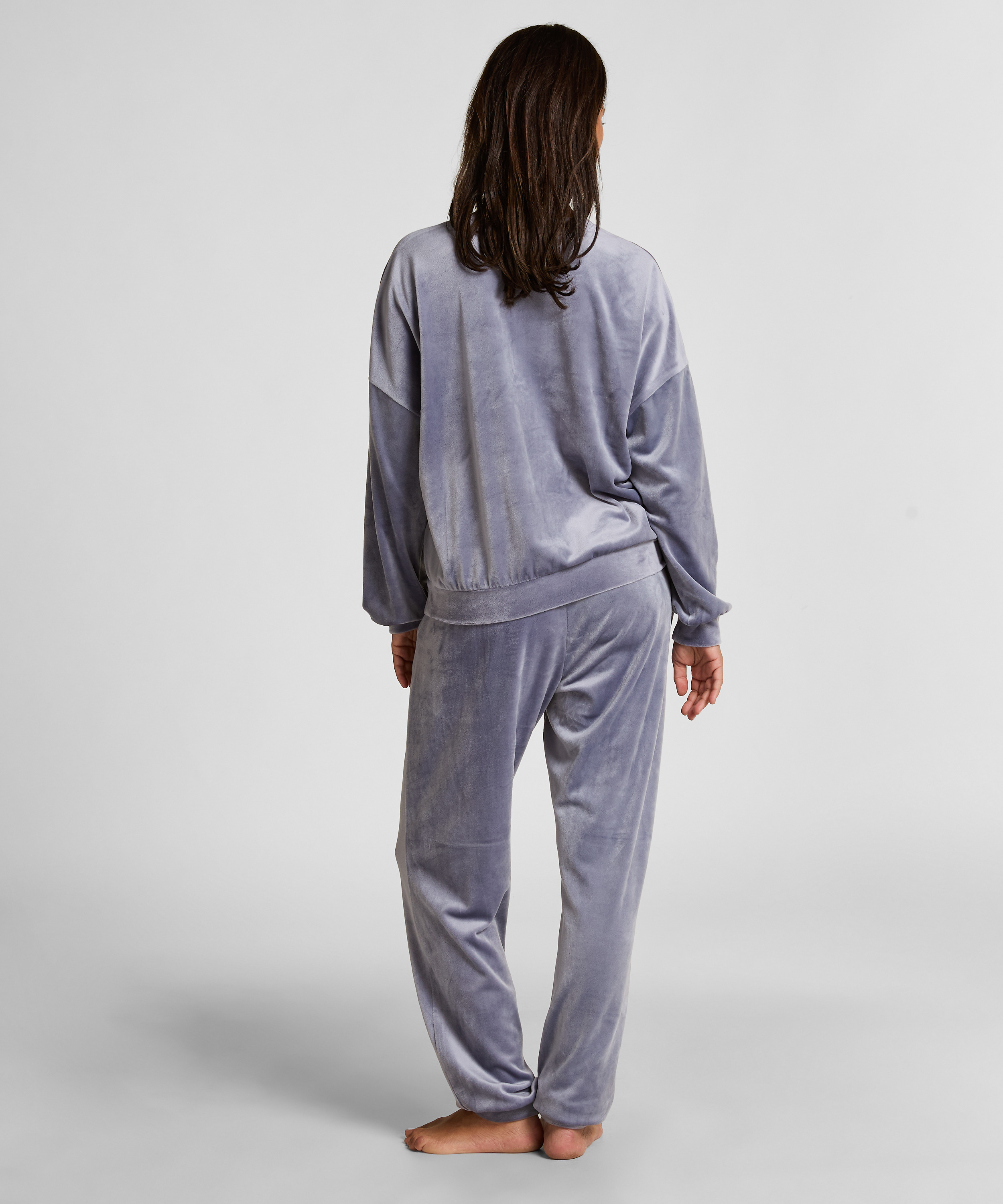 Velourtopp, Blå, main