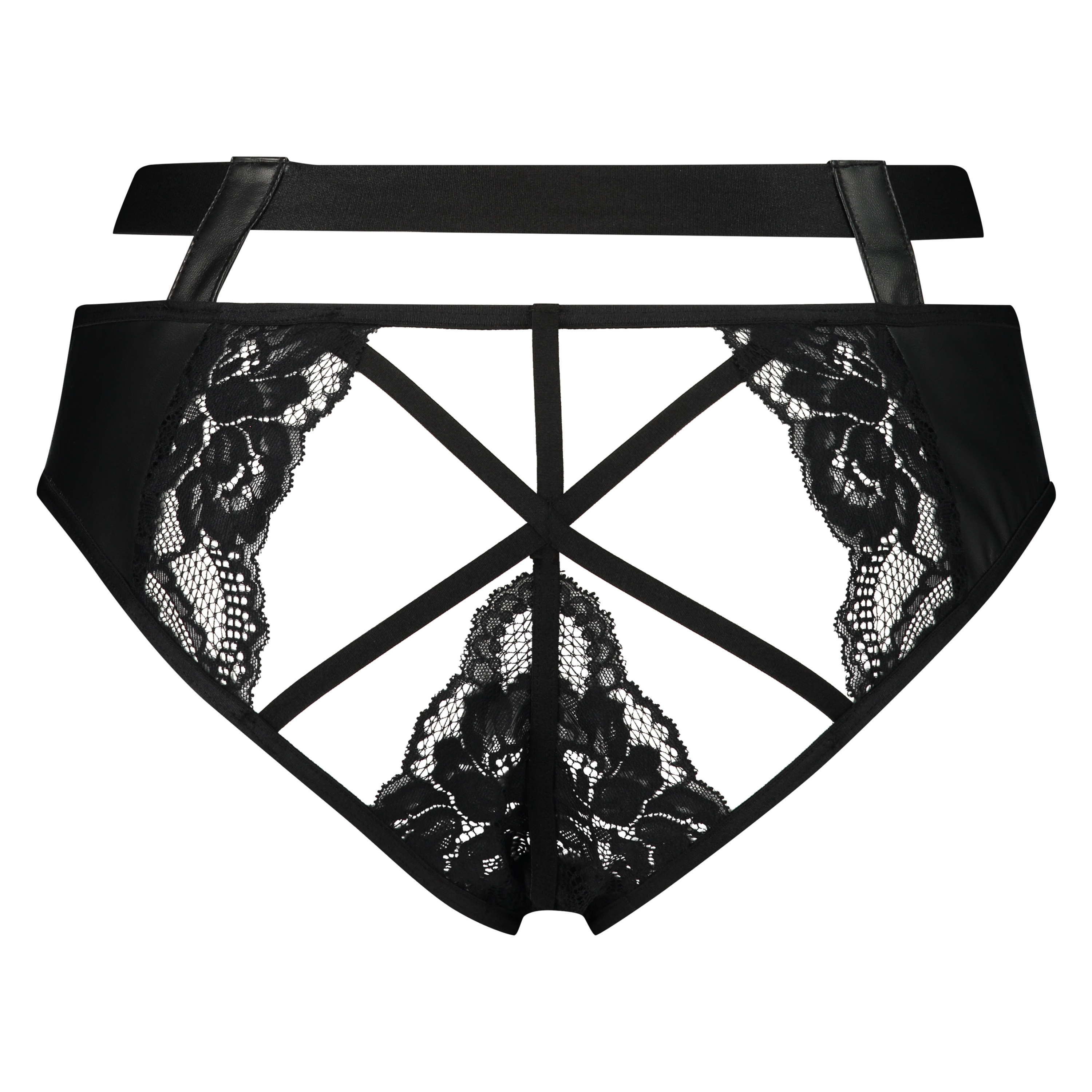 Venus brazilian-trosa med öppen gren, Svart, main