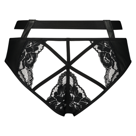 Venus brazilian-trosa med öppen gren, Svart