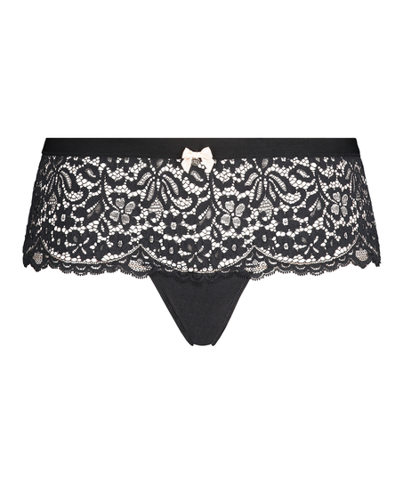 Rose boxerstringtrosa, Svart