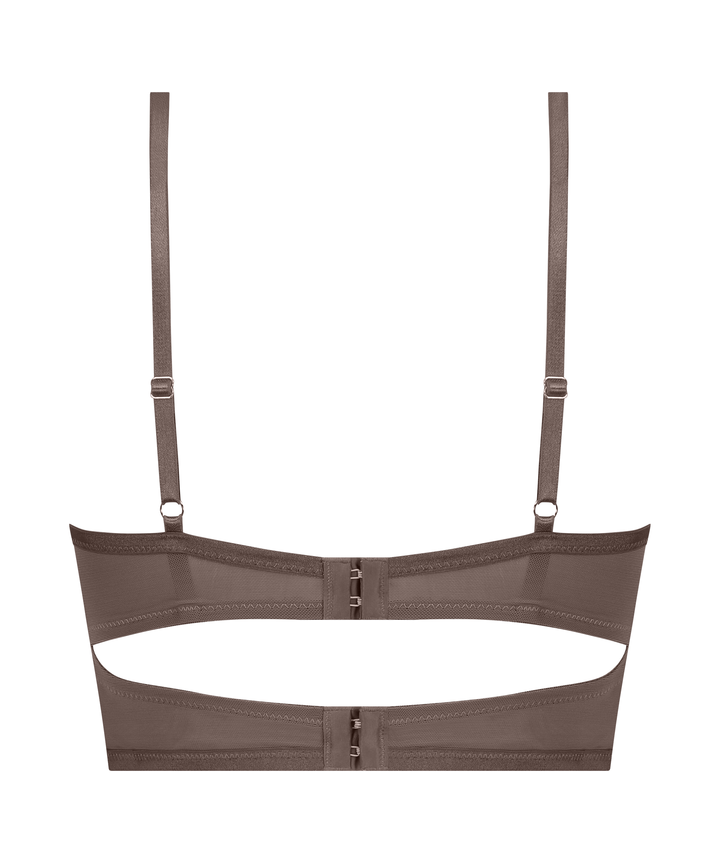 Formpressad longline-bygel och bh Arabella, Brun, main