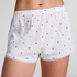 Pyjamasshorts Pointelle, Vit
