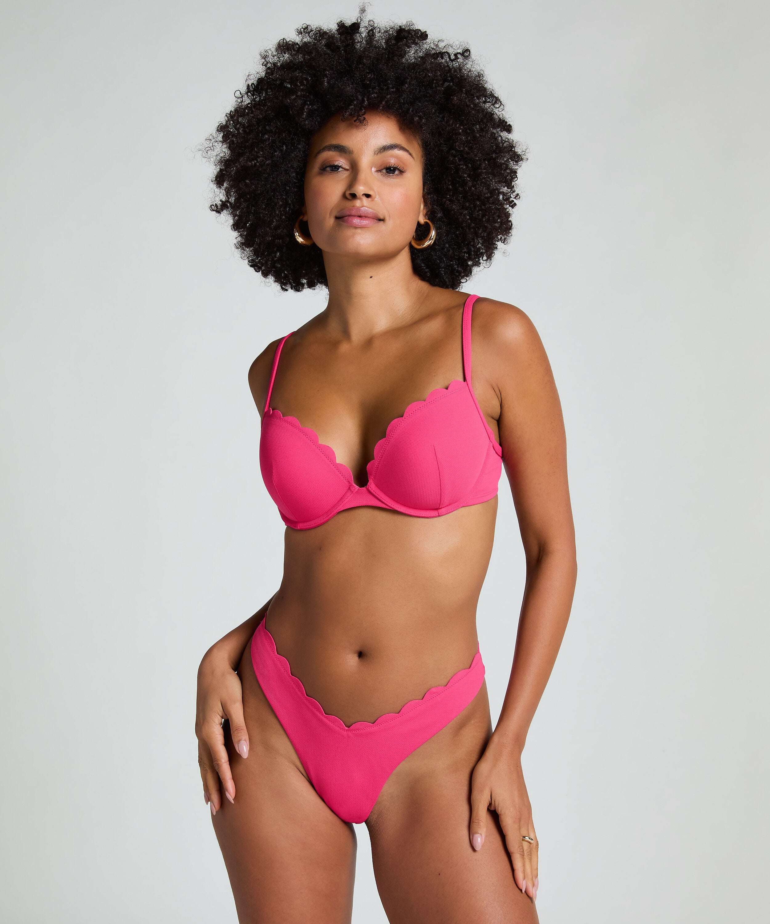 Formpressad push-up-bikinitopp Storlek A - E