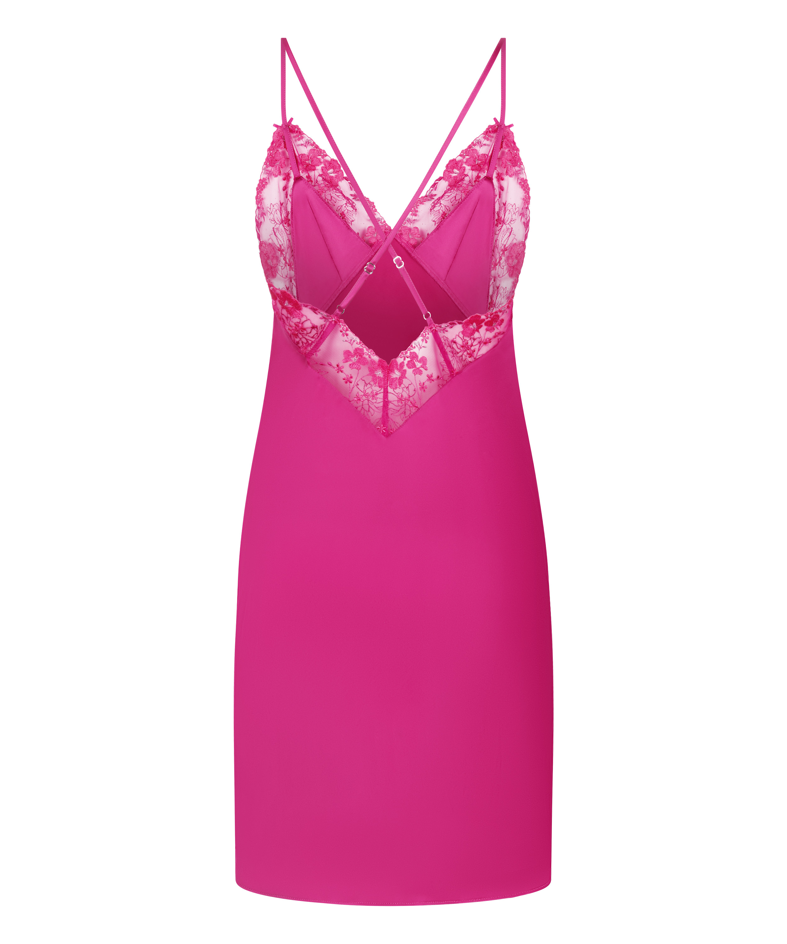 Peonie slipkl&auml;nning i satin, Rosa, main