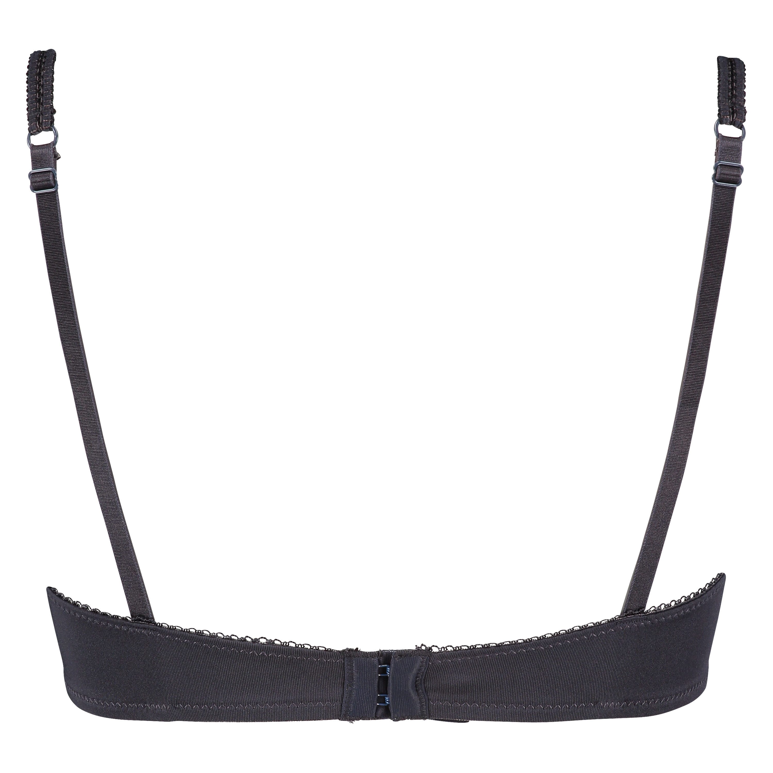 Formpressad bygel-bh Secret lace contrast, Grå, main