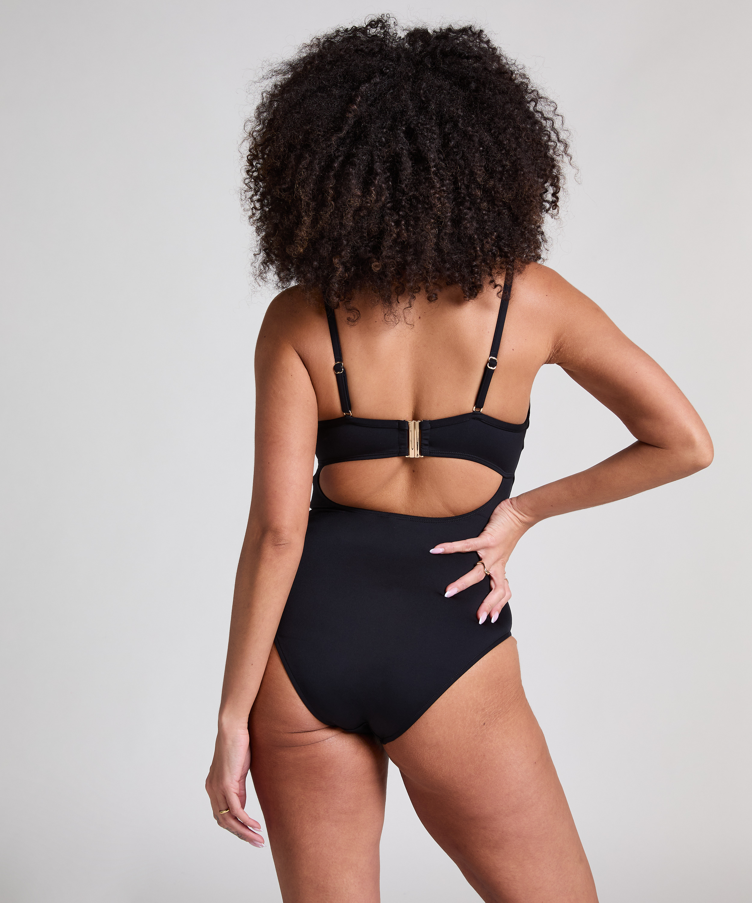 Baddräkt Neoprene, Svart, main