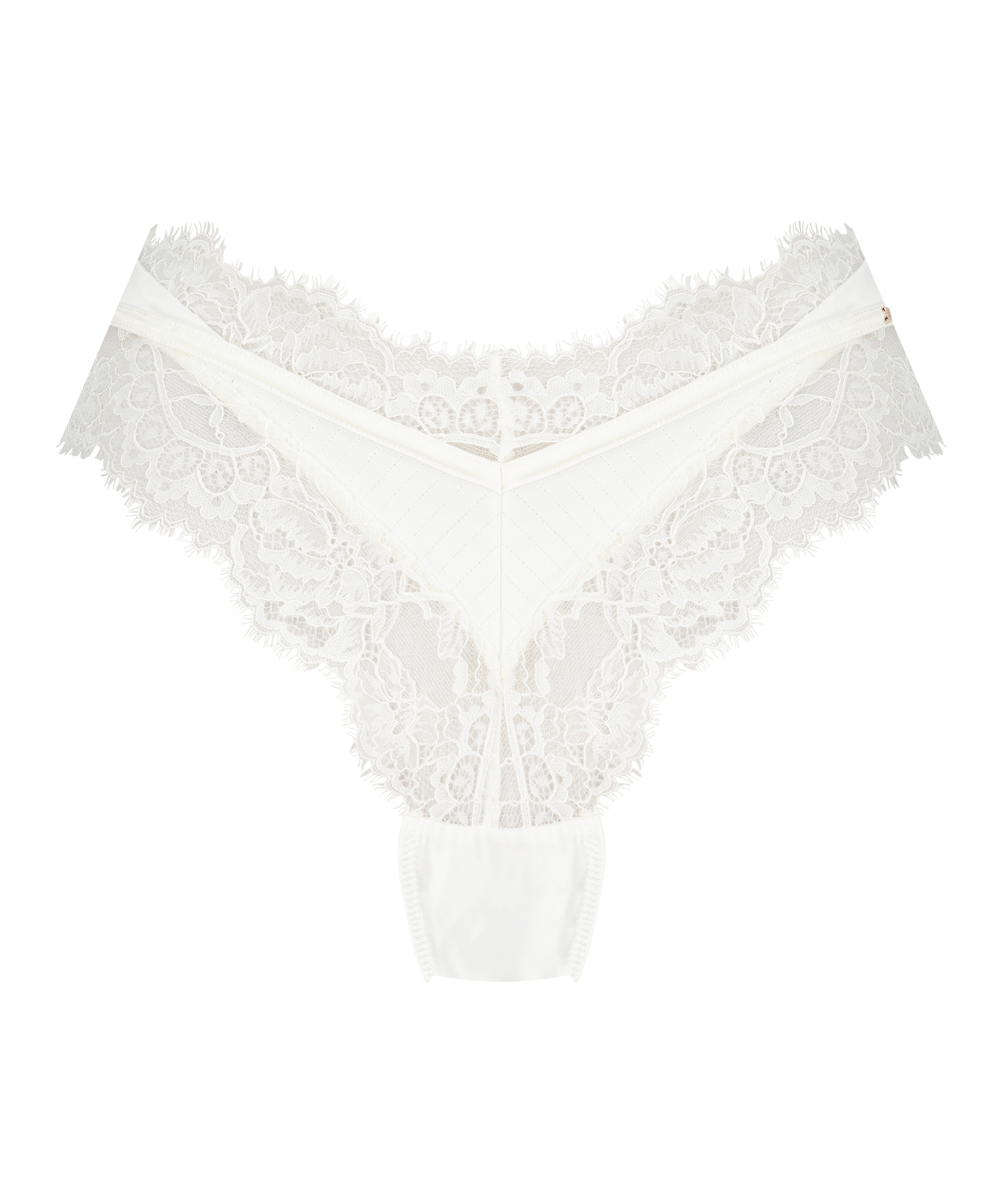 Erika högt skuren brazilian-trosa, Vit, main