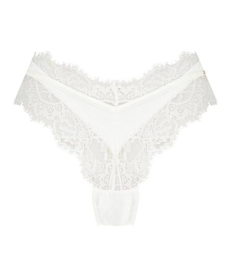 Erika högt skuren brazilian-trosa, Vit