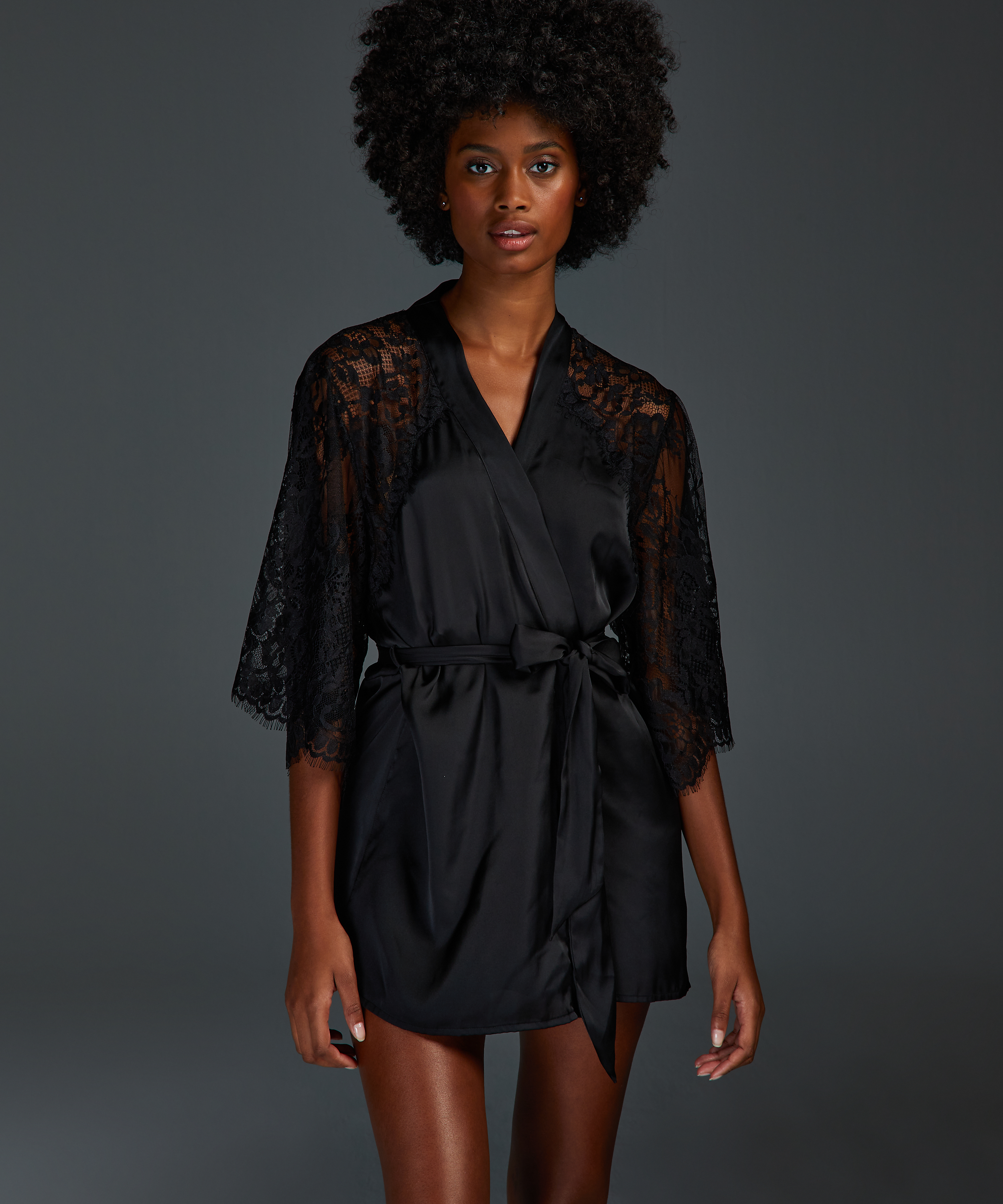 Kimono Jennifer, Svart, main