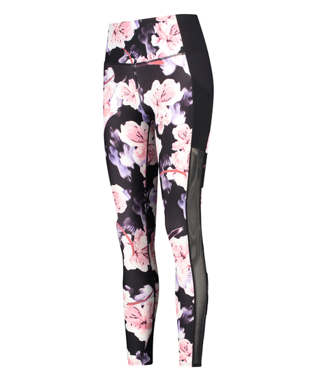 HKMX sportleggings med standardhög midja, nivå 2, Svart