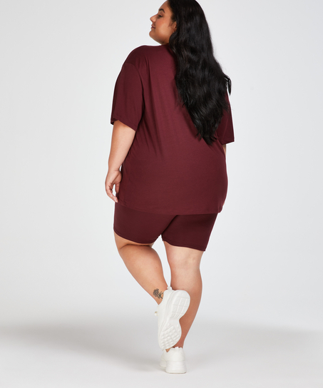 Biker  kort pyjamas-set, R&ouml;d