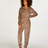 Onesie-fleece, Beige