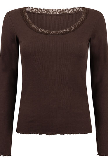 Hunkemöller Jersey Topp med Spets dam – bild 3