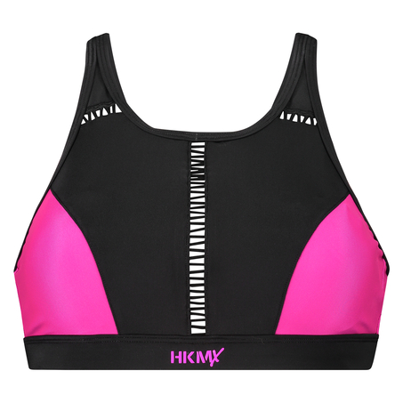 HKMX bikini-crop top, Svart