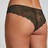 Brazilian-trosa Invisible Lace Back, Grön