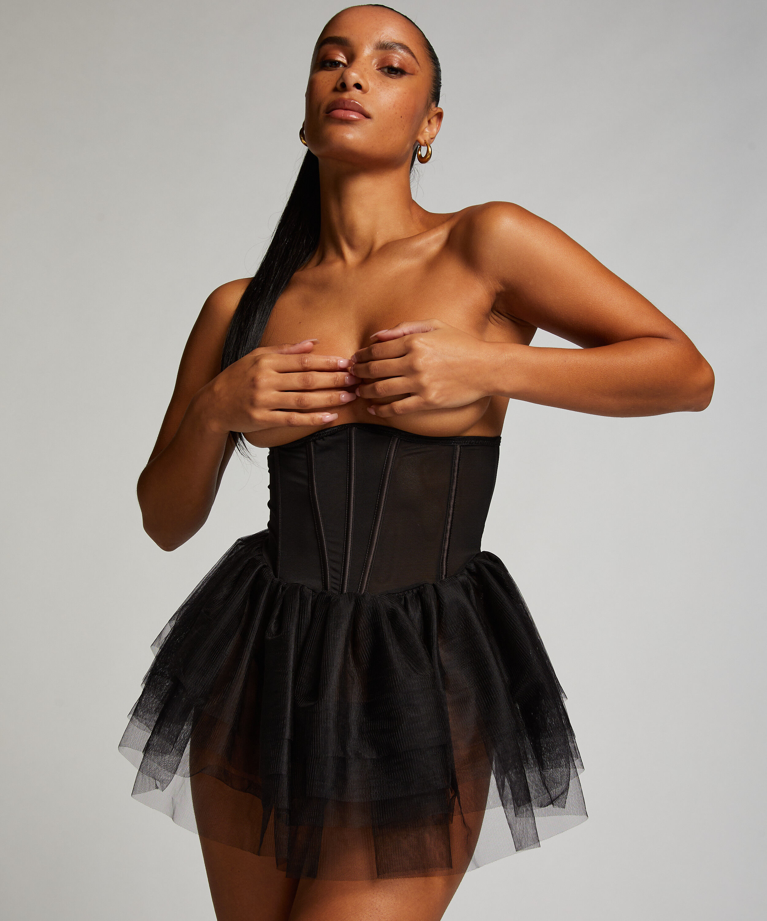 Private tutu-korsett, Svart