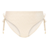 Bikininederdel Crochet, Vit