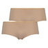 2-pack boxertrosor Kim, Beige