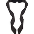 Ögonbindel Private lace, Svart