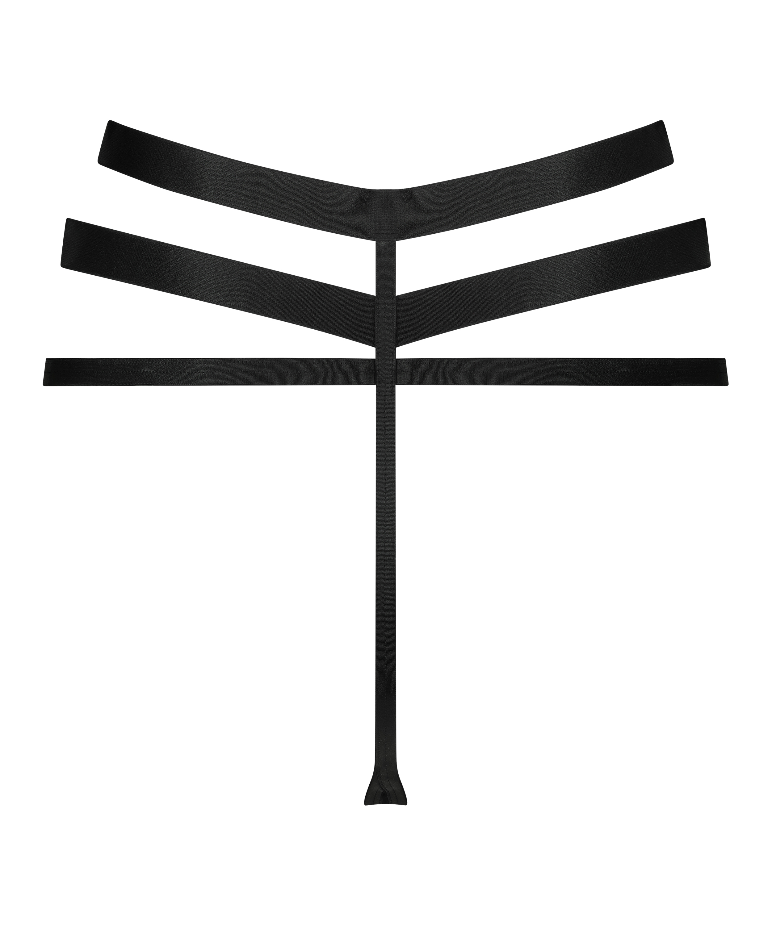 Catherine hög stringtrosa, Svart, main