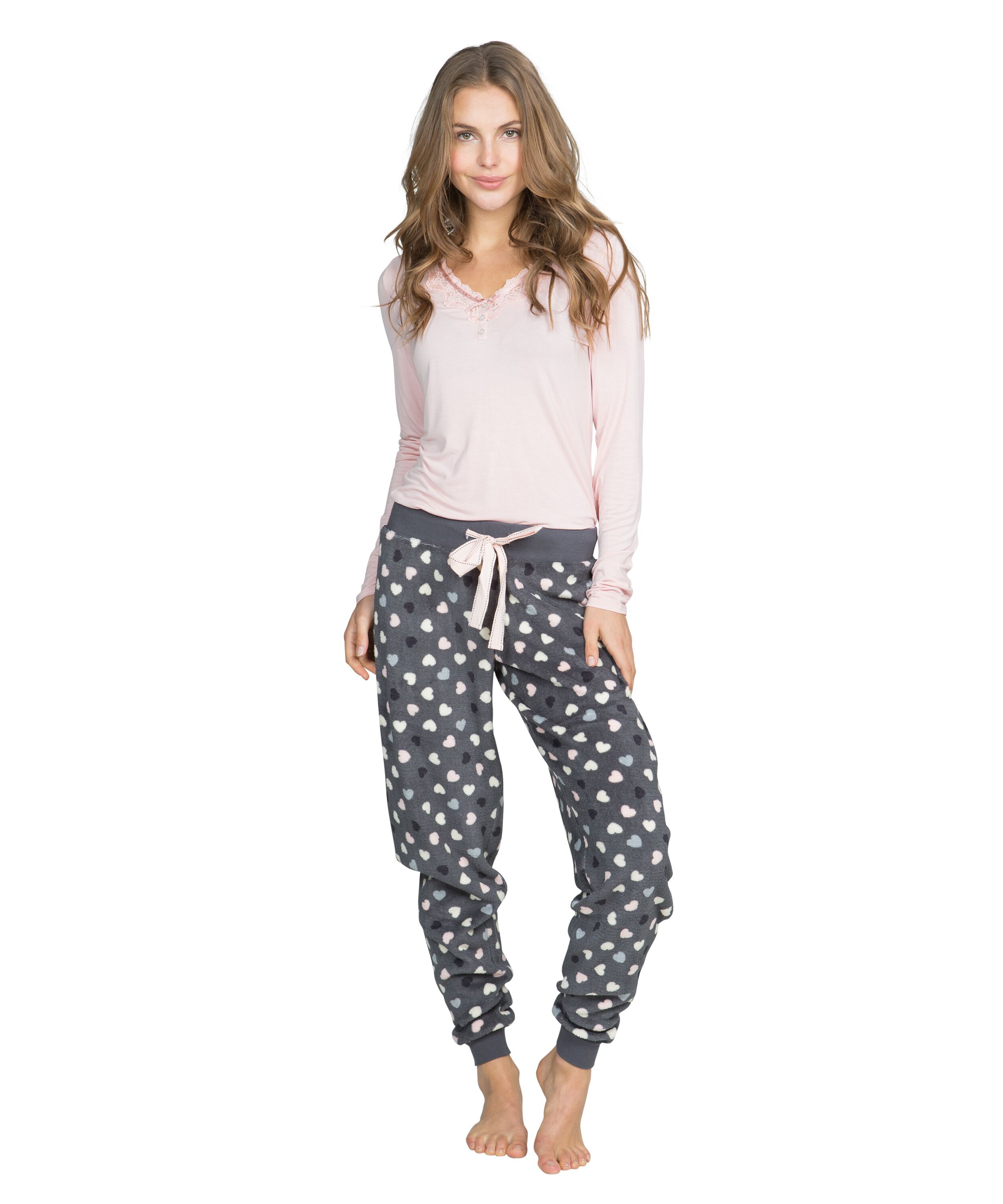 Top Marlene long sleeves, Rosa