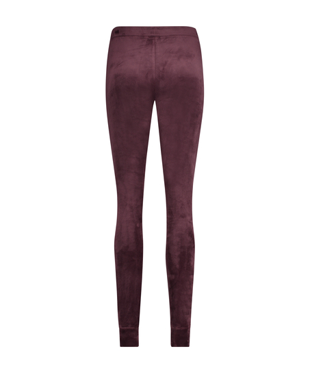 Sammetsleggings, Lila