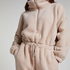 Onesie-fleece, Beige