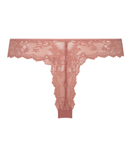 Stringtrosa Invisible Lace Back, Rosa