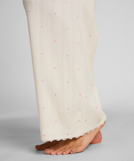 Byxor i pointelle, Vit